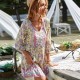Self-shot Amazon casual vacation-style dress and short skirt 2023 Spring/Summer positioning Floral women's fashion and temperament