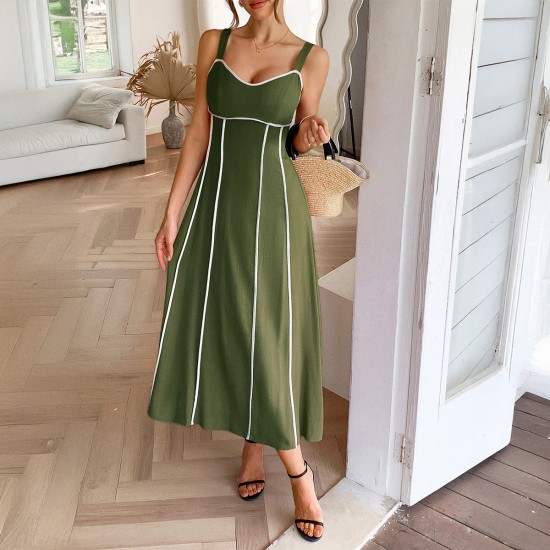 Diyun Cross-border European and American vacation Casual style halter dress for children 2025 Summer Amazon Independent Foreign Trade Station