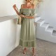 Diyun European and American Cross-border 2025 Spring/Summer Bohemian Casual Vacation two-piece short-sleeved dress for children