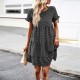 Diyun's European and American cross-border Amazon casual vacation print dress for Spring/Summer 2023, with a unique ranch style