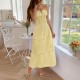 Diyun's European and American casual vacation style halter high-end long dress for women's wear Spring/Summer 2025 Amazon Independent Store