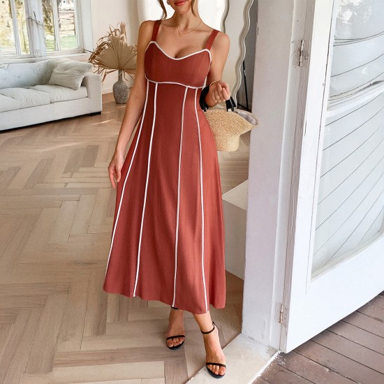 Diyun Cross-border European and American vacation Casual style halter dress for children 2025 Summer Amazon Independent Foreign Trade Station