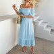 Diyun European and American Cross-border 2025 Spring/Summer Bohemian Casual Vacation two-piece short-sleeved dress for children