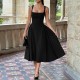 Diyun Cross-border French-style elegant halter dress for children 2025 Summer Amazon Independent Foreign Trade Station