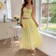 Diyun Cross-border Vacation and Leisure Seaside Atmosphere Fashion Two-piece Set for Women 2025 Summer Mini Halter Half-length Skirt