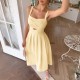 Diyun European and American Casual vacation halter high-end long dress Women's clothing Spring/Summer 2025 Amazon Independent Store